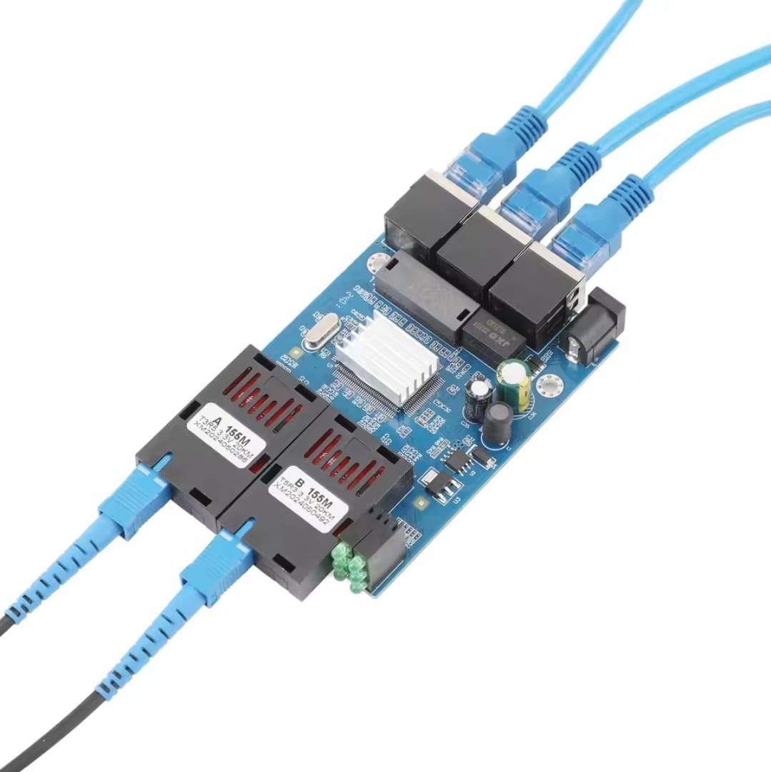 Conversor de Fibra Óptica Para RJ45 (FM3204)
