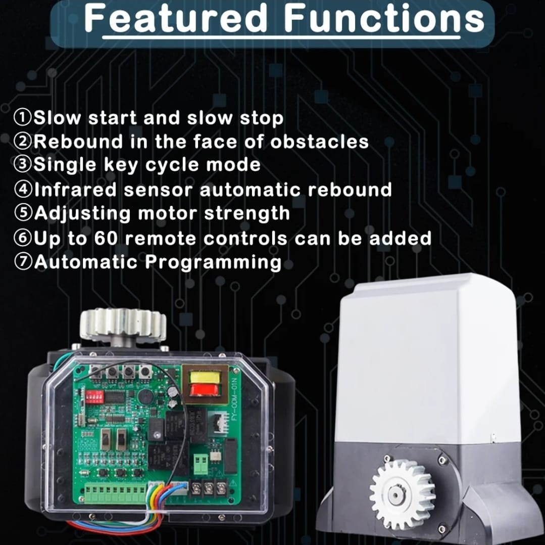 Placa controladora de motor de portao/cancela (FM3059)
